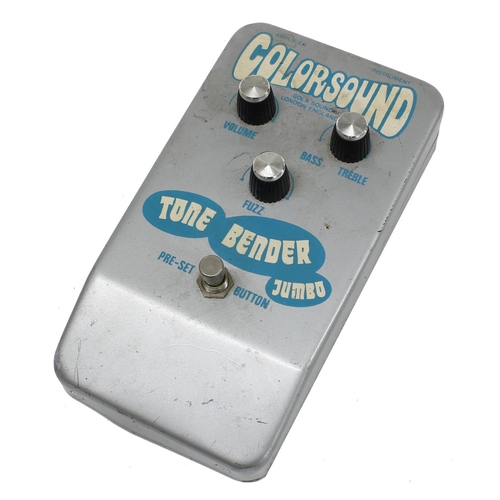 1275 - 1970s Sola Sound Colorsound Tone Bender Jumbo guitar pedal*Please note: Gardiner Houlgate do not gua... 