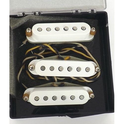 1426 - Set of 2000 Fender Custom Shop limited edition Abigail Ybarra Stratocaster pickups, within original ... 