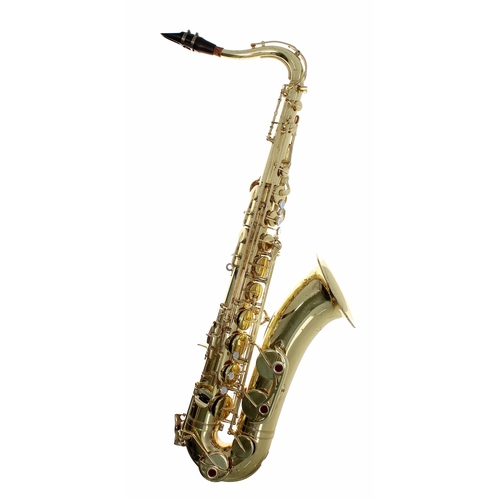 1827 - Yamaha YTS-32 gold lacquered tenor saxophone, ser. no. 011052, within a fitted case with crook and m... 