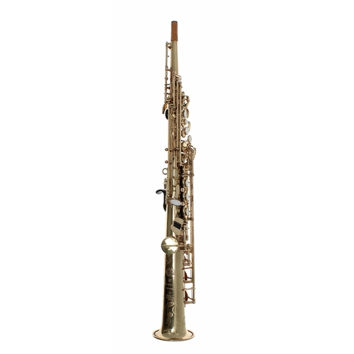 1831 - Good Selmer 80 Super Action Serie II soprano saxophone, gold lacquer finish, ser. no. 420707, in a f... 