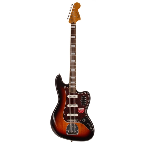 421 - 2012 Squier by Fender Classic Vibe Bass VI electric guitar, made in Indonesia; Body: three-tone sunb... 