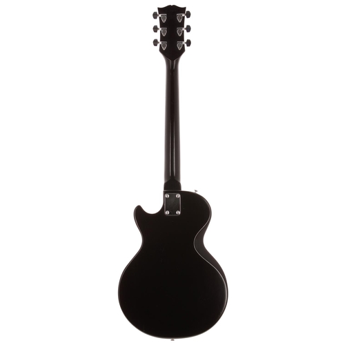 447 - 1980 Gibson Sonex 180 Deluxe electric guitar, made in USA; Body: black finish, minor scratches and d... 