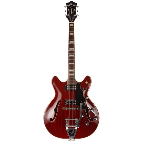 644 - 2014 Guild Newark Street Collection Starfire V semi-hollow body electric guitar, made in Korea; Body... 