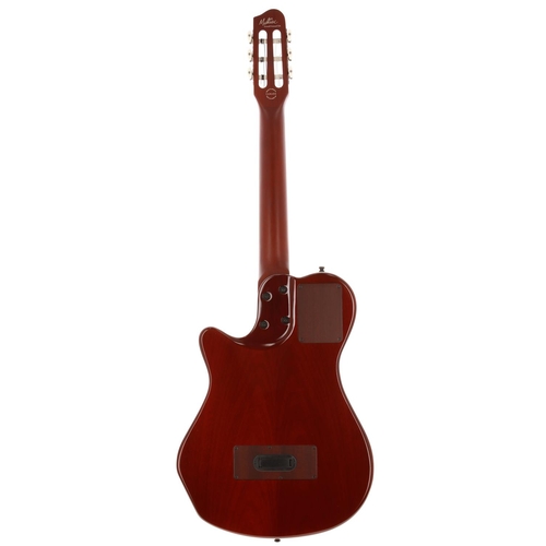 664 - 2018 Godin Multiac Grand Concert SA nylon string guitar, made in Canada; Body: natural spruce top up... 