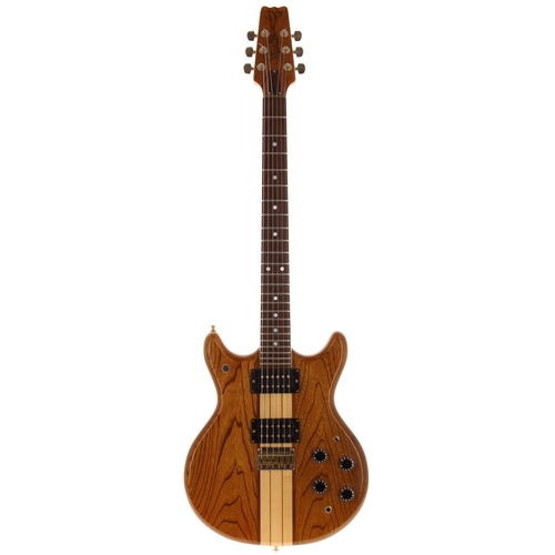 692 - Vantage VP700 electric guitar, made in Japan, circa 1981; Body: natural finished ash with maple cent... 