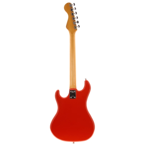 703 - 1960s Watkins Rapier 22 electric guitar, made in England; Body: red refinish, dings and blemishes; N... 