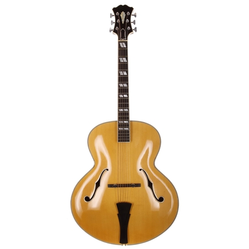 717 - 2000 Patrick James Eggle Jazz Guitar; Back and sides: natural maple; Top: natural spruce; Neck: maho... 