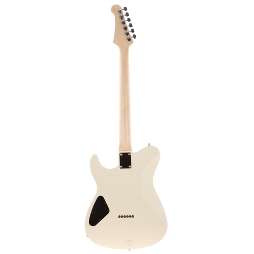 786 - 1999 Yamaha Pacifica PAC-120S electric guitar, made in Taiwan; Body: vintage white finish; Neck: map... 