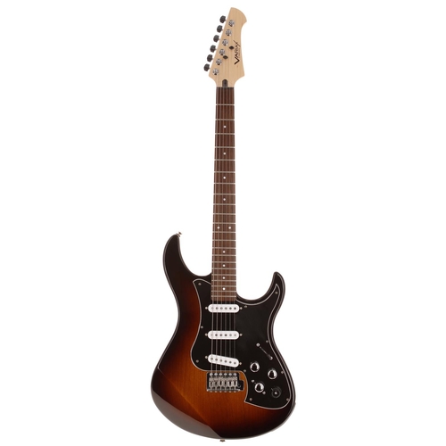 809 - 2015 Line 6 Variax Standard electric guitar, sunburst finish, with Cahaya gig bag and associated cab... 