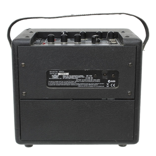 1023 - Vox Mini 3 guitar amplifier; together with a Fender Mini Twin-Amp portable guitar amplifier (2)*Plea... 