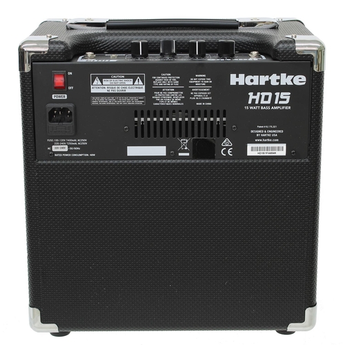 1145 - Hartke HD15 15 watt bass combo guitar amplifier, with original box and packaging (new/B stock)*Pleas... 