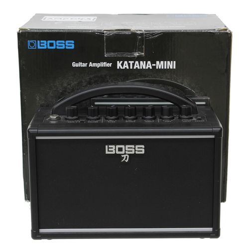 1151 - Boss Katana-Mini guitar amplifier, with original box and packaging (new/B stock)*Please note: this l... 