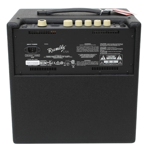 1166 - Fender Rumble LT25 bass guitar amplifier, boxed (new/B stock)*Please note: this lot is subject to 20... 