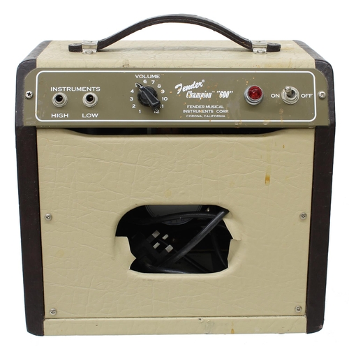 986 - Fender Champion 600 guitar amplifier*Please note: Gardiner Houlgate do not guarantee the full workin... 