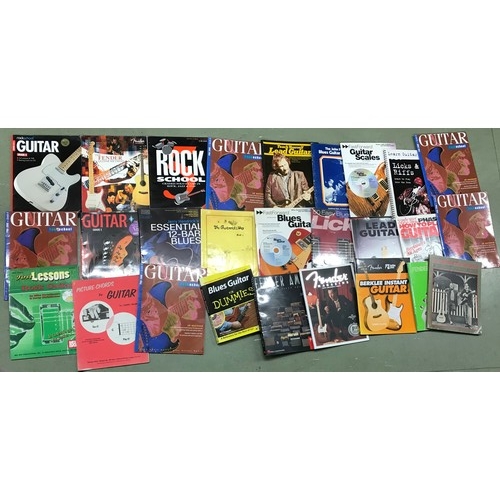 1457 - Selection of guitar reference books and sheet music to include Ken Achard - The Fender Guitar, John ... 