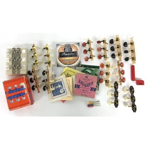 1448 - Selection of classical guitar tuners to include a set of Schaller and various others... 