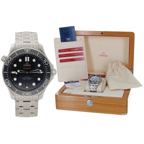 410 - Omega Seamaster Diver Professional Co-Axial Master Chronometer automatic stainless steel gentleman's... 