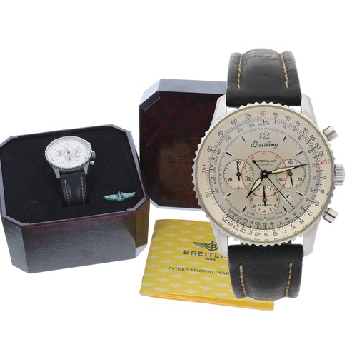 509 - Breitling Navitimer Montbrilliant Chronograph automatic stainless steel gentleman's wristwatch, refe... 