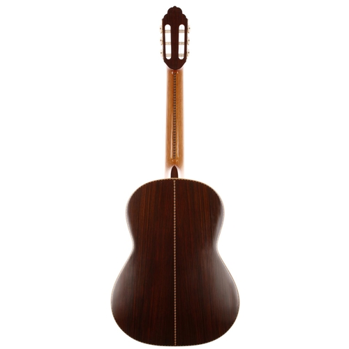 3225 - 1999 David Oddy classical guitar, made in England; Back and sides: Indian rosewood, a few minor ding... 