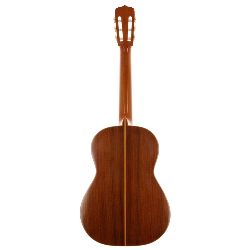 3229 - 1986 Brian Cohen small bodied classical guitar, made in England; Back and sides: rosewood, a few min... 