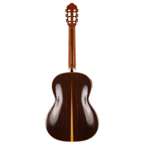 3249 - 2016 Yulong Guo chamber concert classical guitar, handmade in China; Back and sides: east Indian ros... 