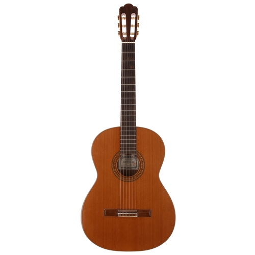 3256 - Asturias John Mills Model 3454C classical guitar, made in Japan; Back and sides: Indian rosewood, li... 