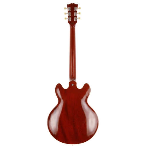 477 - 2007 Gibson Custom Shop CS-336F semi-hollow body electric guitar, made in USA; Body: amber burst fin... 