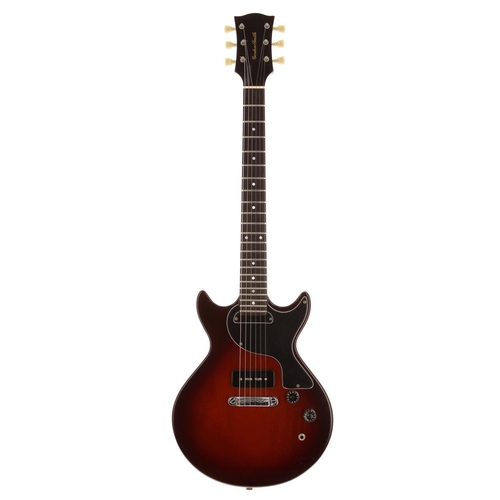 629 - Gordon Smith Gypsy I P90 electric guitar, made in England; Body: tobacco sunburst finish, light surf... 