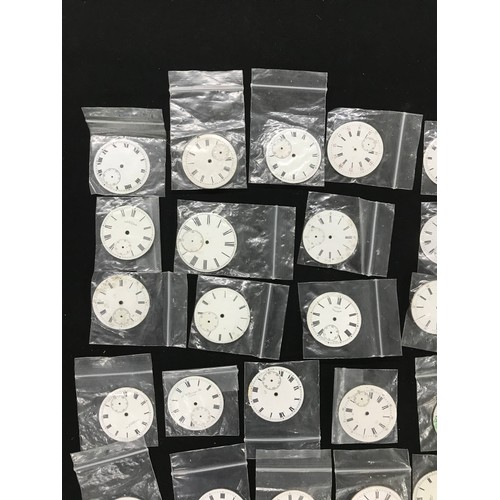 197 - Fifty enamel pocket watch dials (50)