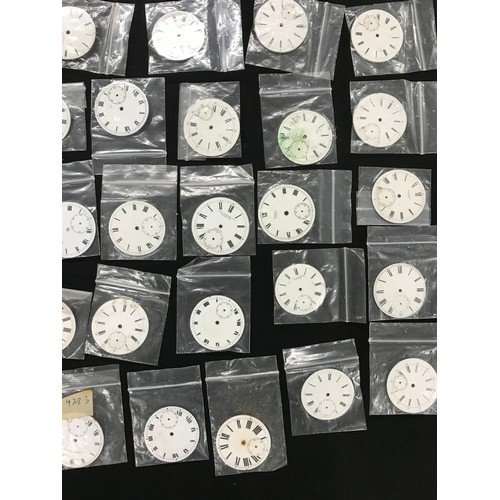 197 - Fifty enamel pocket watch dials (50)