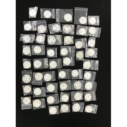 200 - Fifty enamel pocket watch dials (50)