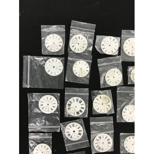 200 - Fifty enamel pocket watch dials (50)