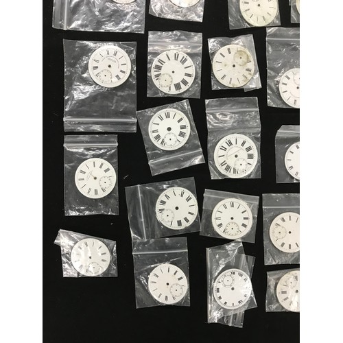 200 - Fifty enamel pocket watch dials (50)