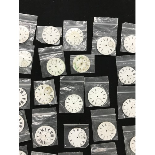 200 - Fifty enamel pocket watch dials (50)