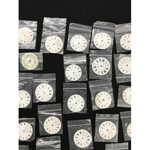 200 - Fifty enamel pocket watch dials (50)