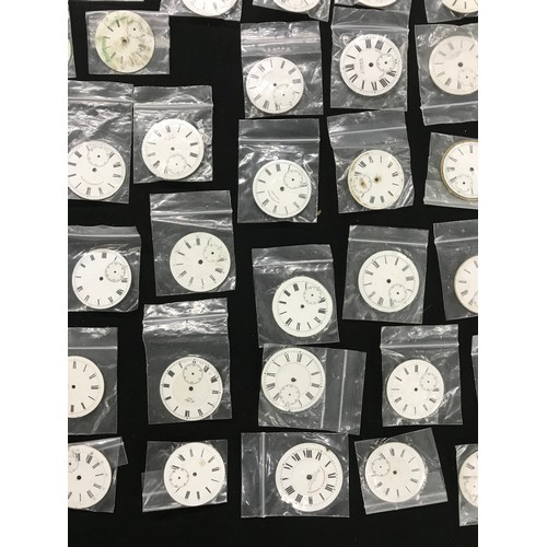 200 - Fifty enamel pocket watch dials (50)