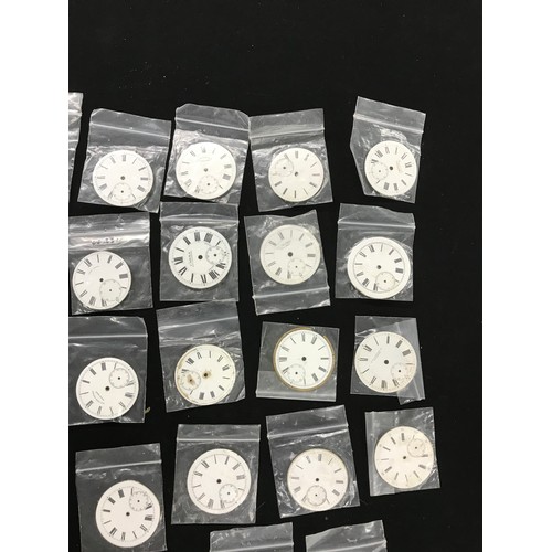 200 - Fifty enamel pocket watch dials (50)