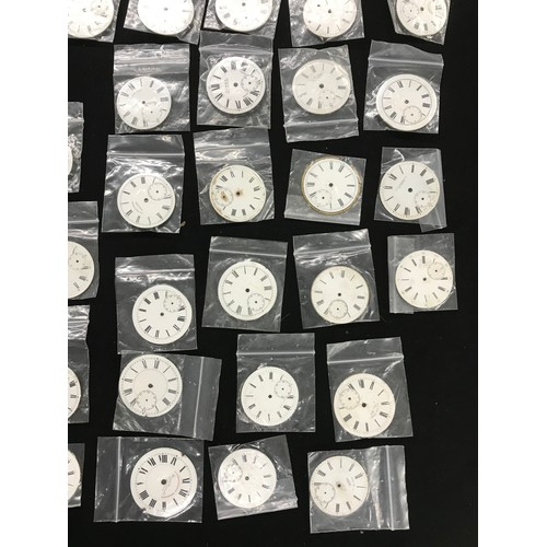 200 - Fifty enamel pocket watch dials (50)