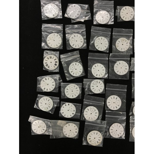 204 - Fifty enamel pocket watch dials (50)