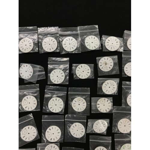 204 - Fifty enamel pocket watch dials (50)