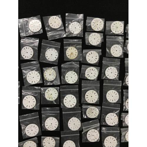 208 - Fifty enamel pocket watch dials (50)