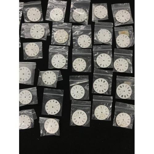 217 - Fifty enamel pocket watch dials (50)