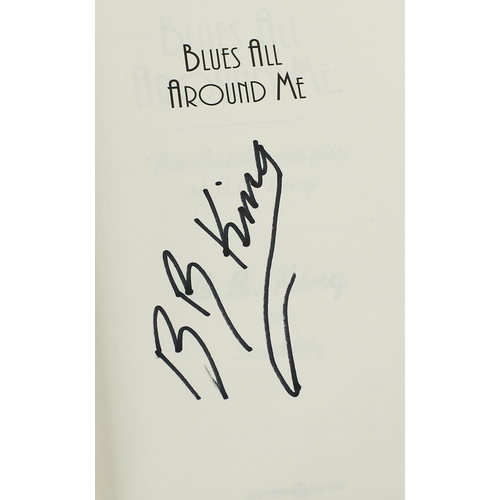 331 - BB King - autographed autobiography 'Blues All Around Me', signed by BB King to the title page*Signe... 