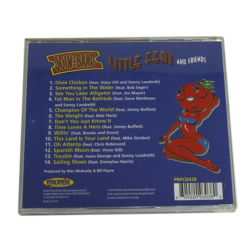 333 - Little Feat - autographed Little Feat and Friends 'Join the Band' CD, with associated postcard size ... 