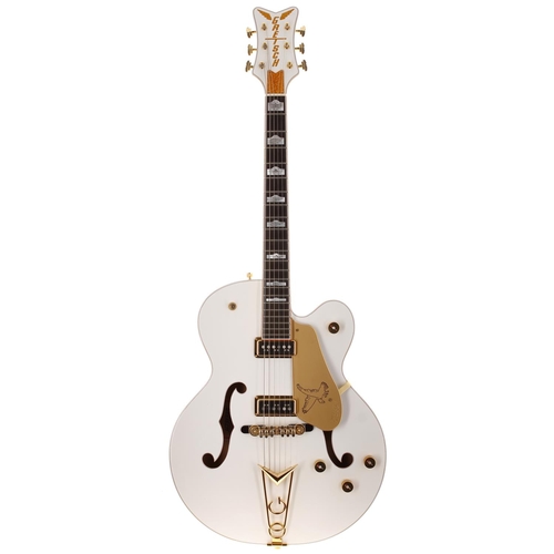 621 - 2007 Gretsch G6136DS White Falcon hollow body electric guitar, made in Japan; Body: white finish wit... 