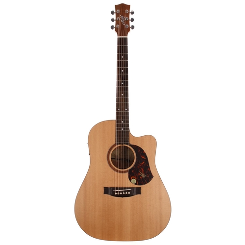 730 - Maton Solid Road Series SRS70C electro-acoustic guitar, made in Australia; Back and sides: blackwood... 