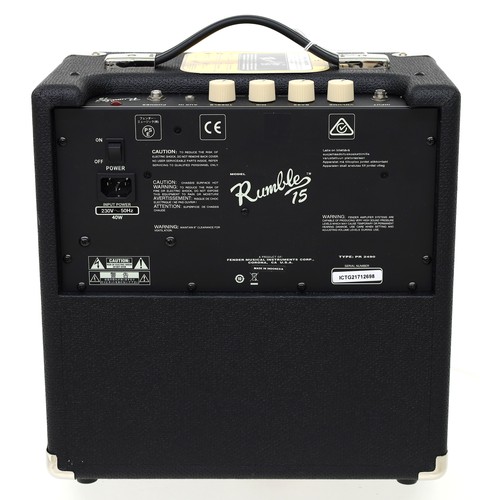 1156 - Fender Rumble 15 V3 guitar amplifier, boxed (new/B stock)*Please note: this lot is subject to 20% VA... 