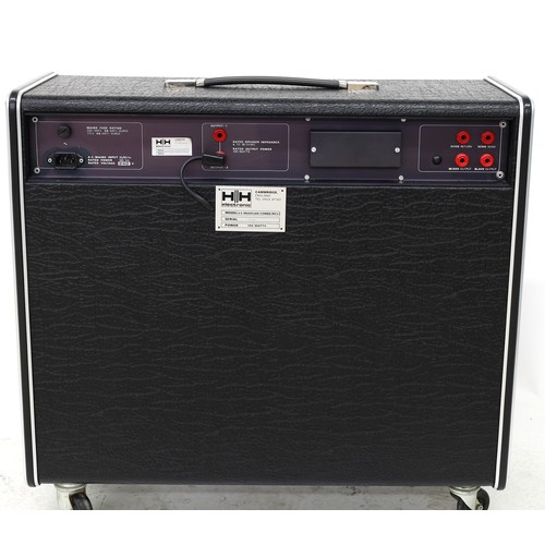 1076 - HH Electronic VS Musician 2 x 12 combo guitar amplifier, with Valve-Sound pedal, user manual and cov... 