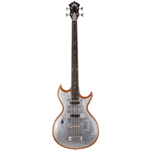 297 - Jaco Pastorius - 1974 Anthony Zemaitis Custom four string fretless bass guitar, made in England; Bod... 