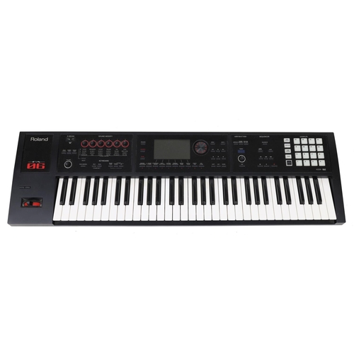 3024 - Roland FA06 workstation keyboard, with PSU and manual*Please note: Gardiner Houlgate do not guarante... 